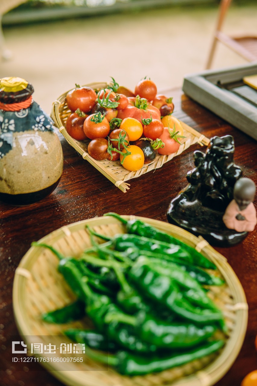 青辣椒美食蔬菜